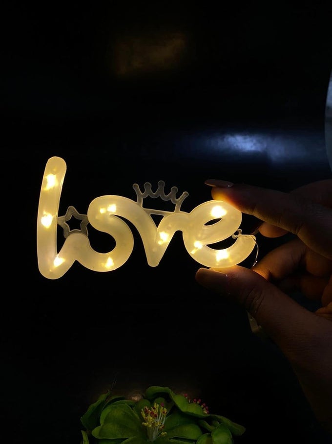 LOVE NEON SIGN DECOR LIGHT USB BATTERY OPERATED LED LIGHTS NEON SIGNS FOR BEDROOM WALL GIRLS ROOM KIDS ROOM TEEN PARTY CHRISTMAS BIRTHDAY HOME DECORATIONS WARM WHITE
