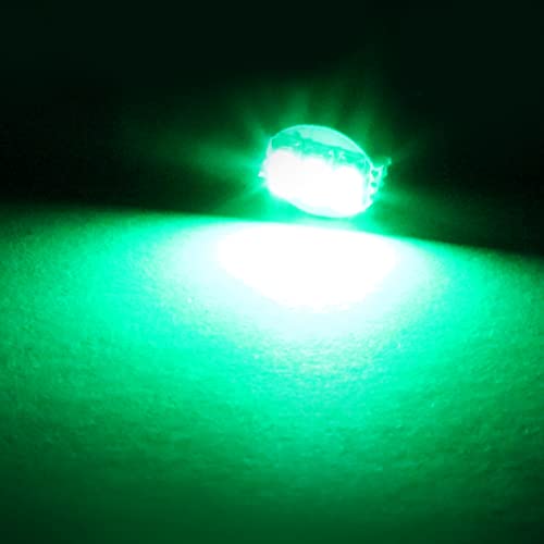 CCIYU 20x T5 17 74 73 Instrument Gauge Cluster Dash LED Bulbs Indicator Light (Green) - Image 2