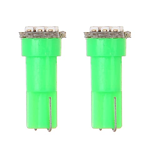 CCIYU 20x T5 17 74 73 Instrument Gauge Cluster Dash LED Bulbs Indicator Light (Green) - Image 4