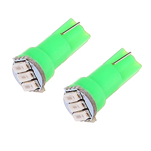 CCIYU 20x T5 17 74 73 Instrument Gauge Cluster Dash LED Bulbs Indicator Light (Green) - Image 3