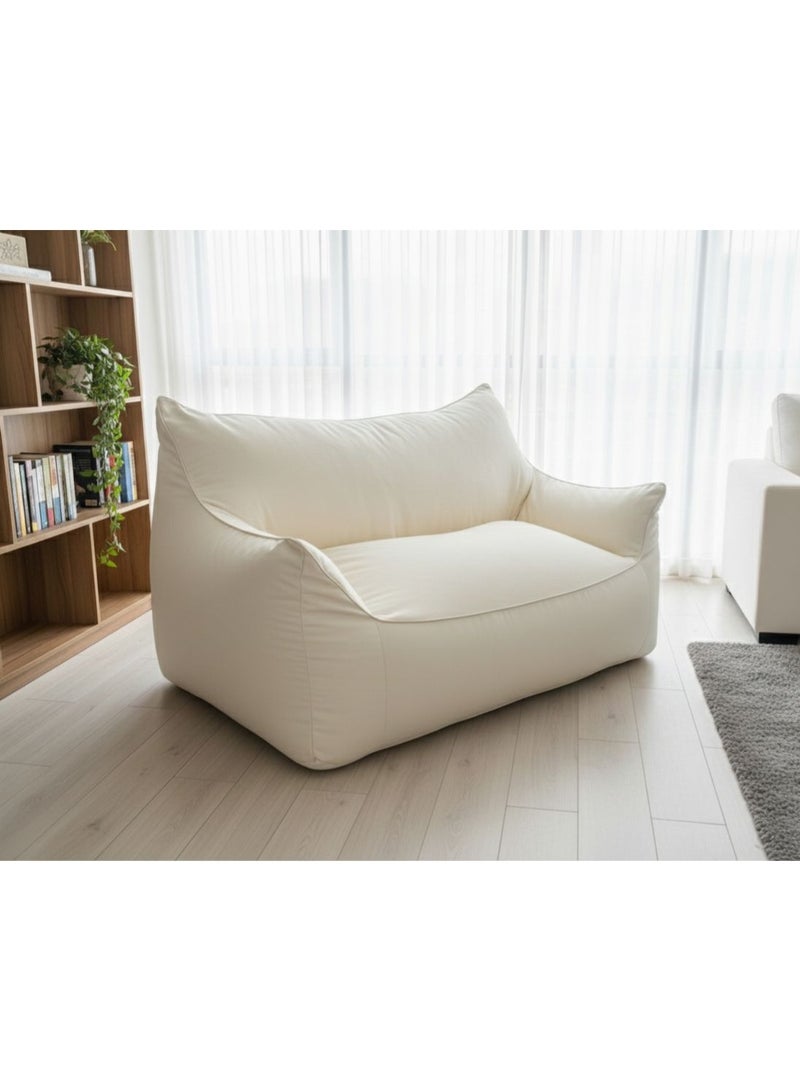 beanbag sofa sabia color white