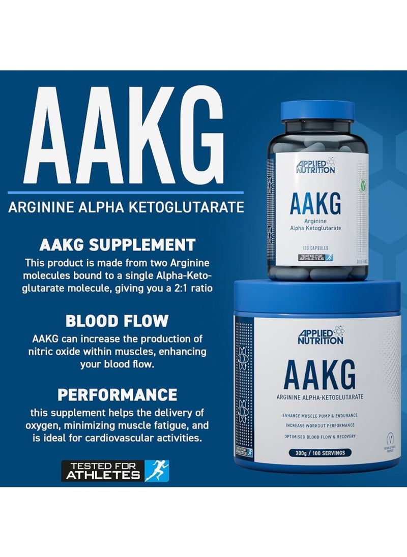 Applied Nutrition - AAKG Powder Enhance Muscle Pump & Endurance 300g 100 Servings - Image 1