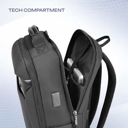 Safari Arden 25L Formal Laptop Backpack Bag for Man & Women, Ideal for Office Use/School/College Boys and Girls, 2 Compartment Bags with Organizer, Trolley Sleeve, Front pockets, Dual USB Port - Image 5