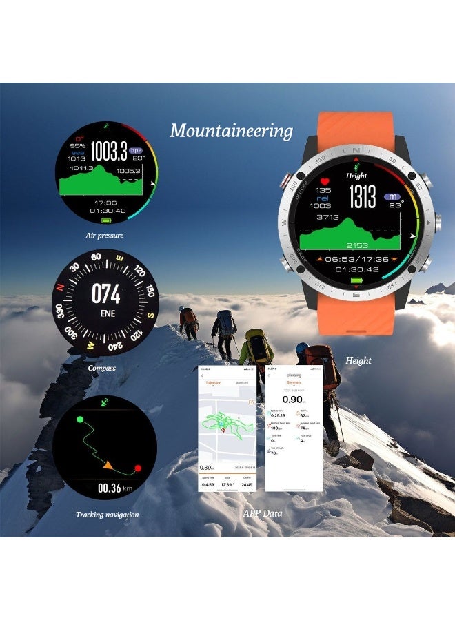 SUNROAD G5 Pro - Professional Heart Rate Monitoring Smart Watch for Hiking and Swimming - Image 2
