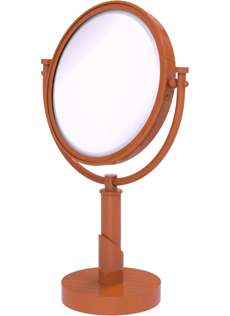 Allied Brass TR-4/4X-ASP Tribecca Collection 8 Inch Vanity Top Make-Up Mirror 4X Magnification, Autumn Sparkle