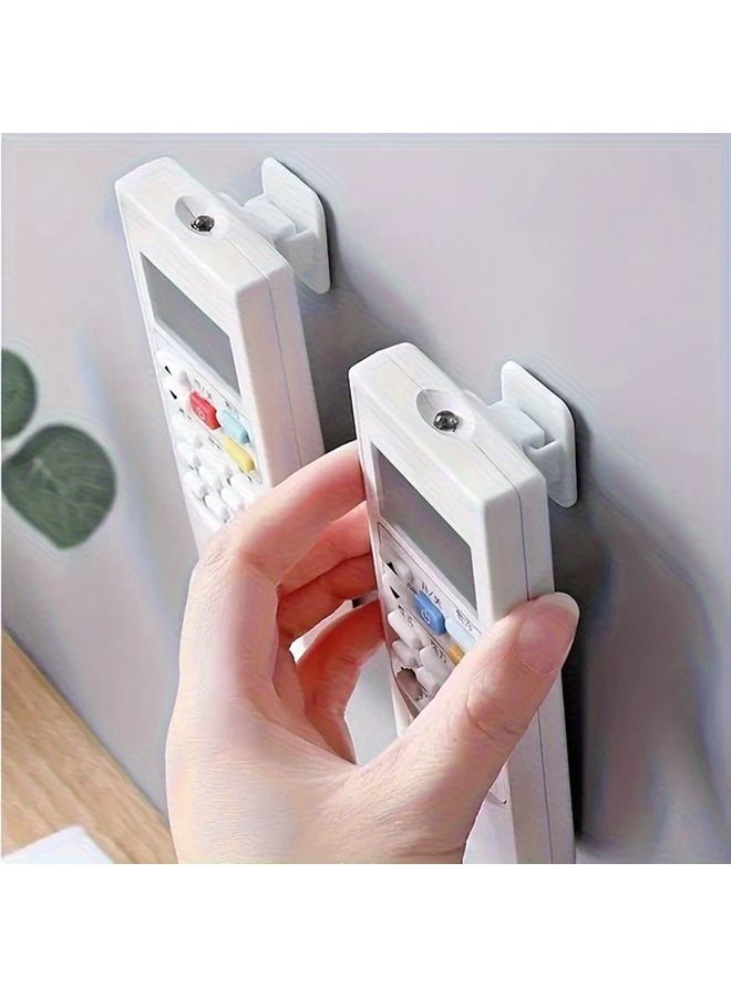 3 Pairs Strong Adhesive Hooks Nail Free Traceless Wall Hooks Durable Plastic Storage Organizer - Image 2