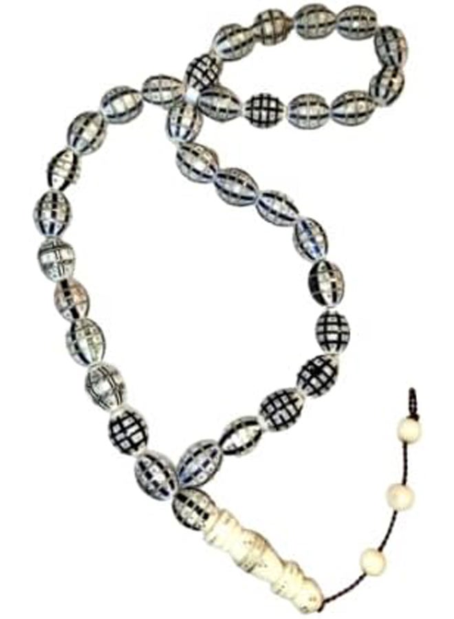 Amazing Ostrich Bone 33 Rosary Beads - Image 1