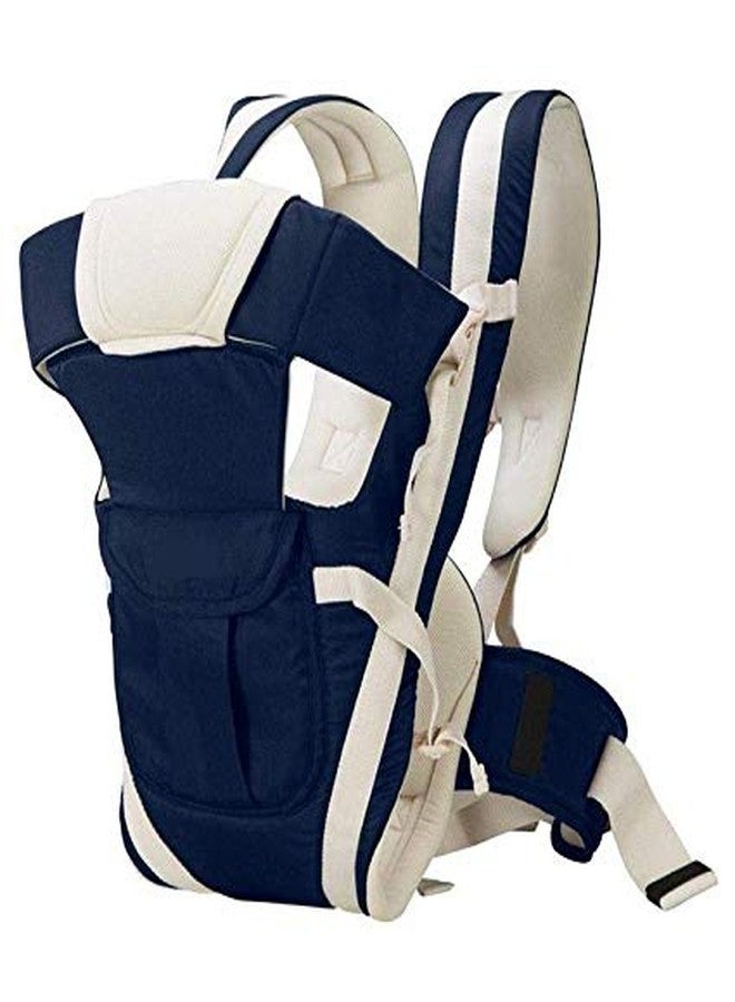 MELVIS Baby Carrier Bag with 4 Carry Positions, Adjustable Hands-Free 4 in 1 Baby Front & Back Carrier for 4 to 24 Months Baby, Baby Max Weight Up to 15 Kgs (Navy Blue), Toddler - Image 1