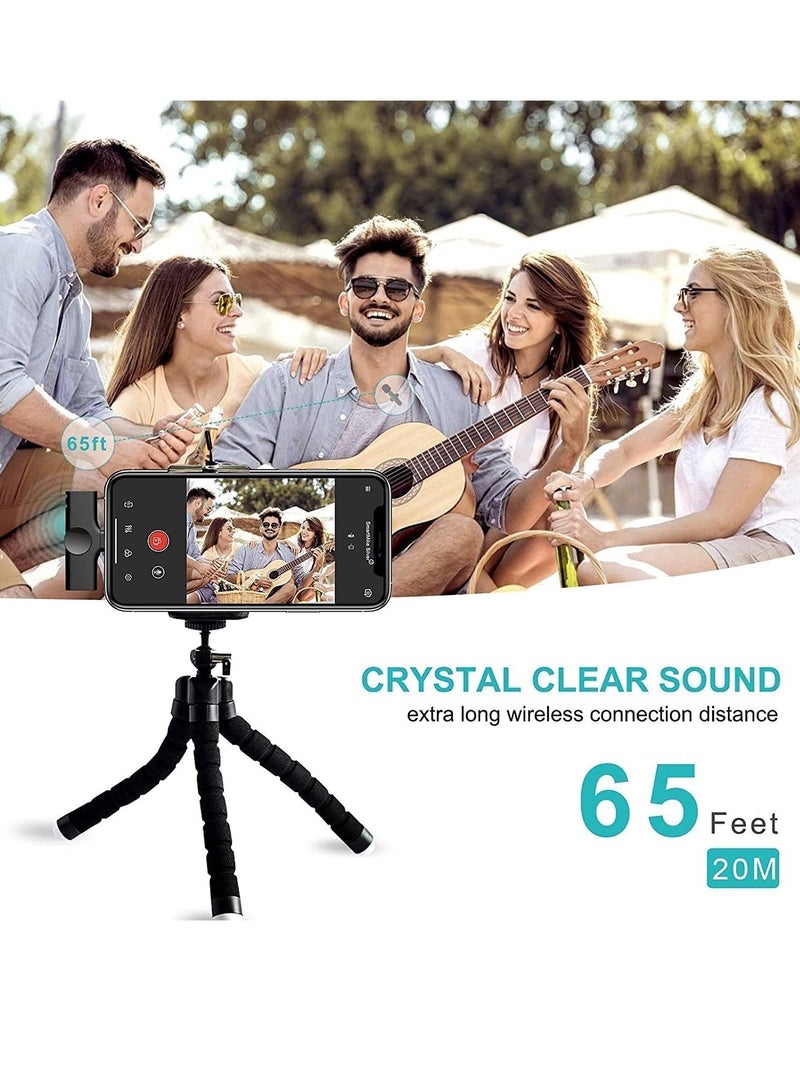 Microphone for iPhone iPad,Plug Upgraded Wireless Lavalier recording - Image 5