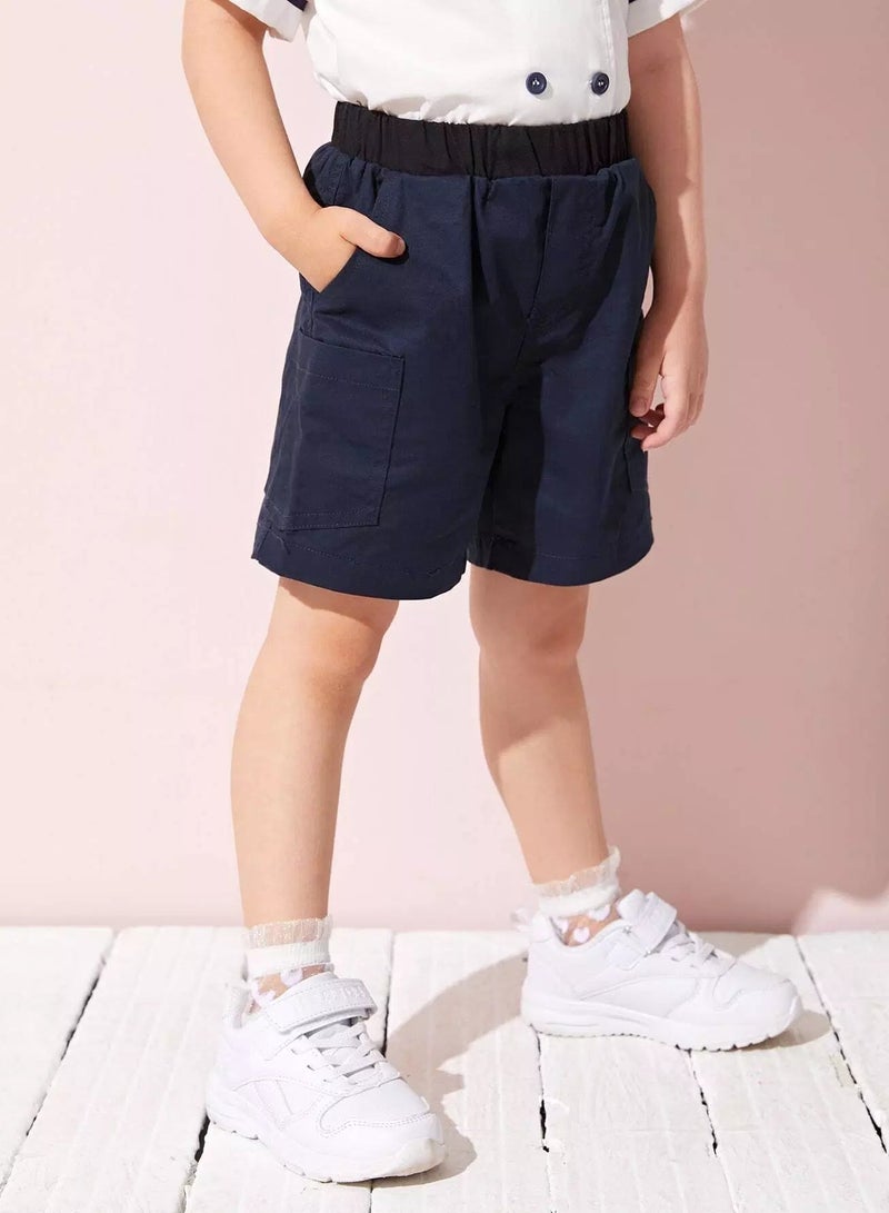 Toddler Girls Elastic Waist Shorts - Image 5