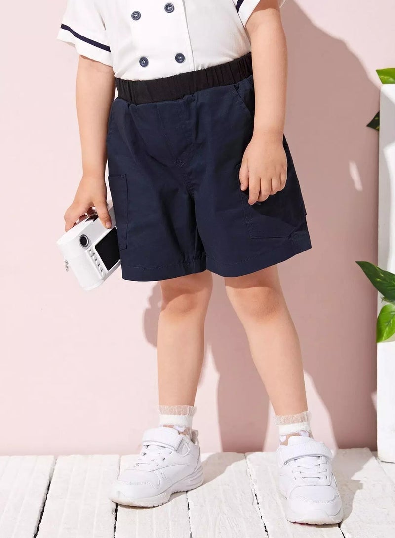 Toddler Girls Elastic Waist Shorts - Image 4