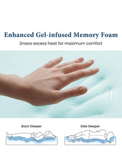 The Home Mart The Home Mart Single Size 30 cm Hybrid Reversible Pocket Spring Mattress with Cool Gel Memory Foam, Advanced Motion Isolation & Pressure Relief – Medium Firm Support for Restful Sleep (King: 180x200)  - Image 2