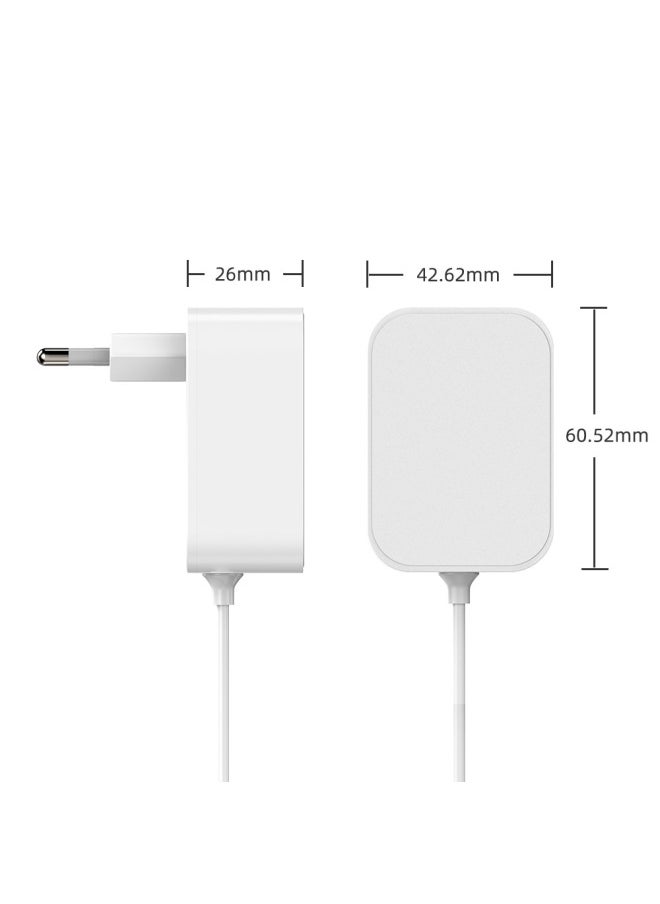 12v2a Power Adapter Original 18w24w US-China Certified Table Lamp Monitoring Massager Small Appliance 1.5a-Color:Black-Specifications:12v1.5a Standard 3c Certification