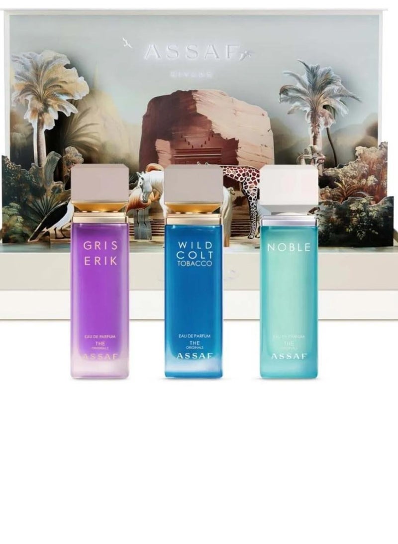 ASSAF Wild Colt +Gris Erik +Noble Assaf Vaporisateur Natural Spray