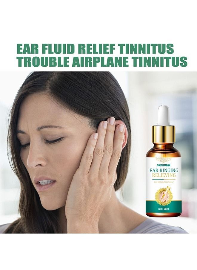SOUTH MOON Ear Ringing Relieving Tinnitus Relief And Remedies Help Stop Ear Ringing Hearing Loss Eases Pain Unclogs Ears  - Image 3