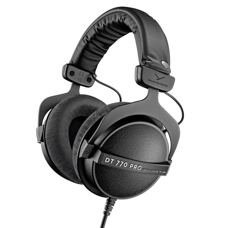 Beyer Dynamic beyerdynamic DT 770 Pro 80 ohm Limited Edition Professional Studio Headphones, Black - Image 1