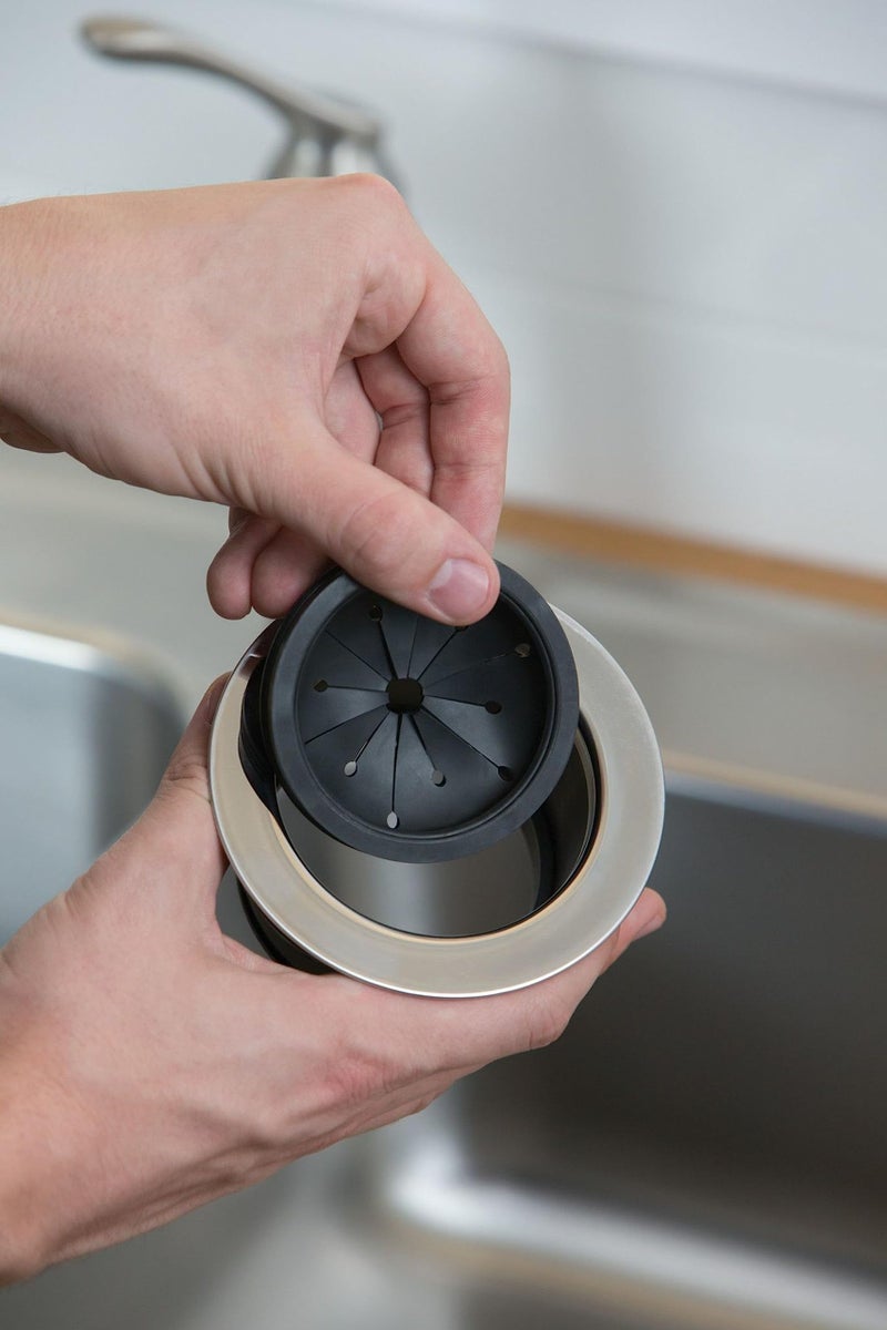 Waste King Black Disposer EZ Mount Garbage Disposal Stopper and Splash Guard for Sink Drain, 1025 - Image 5