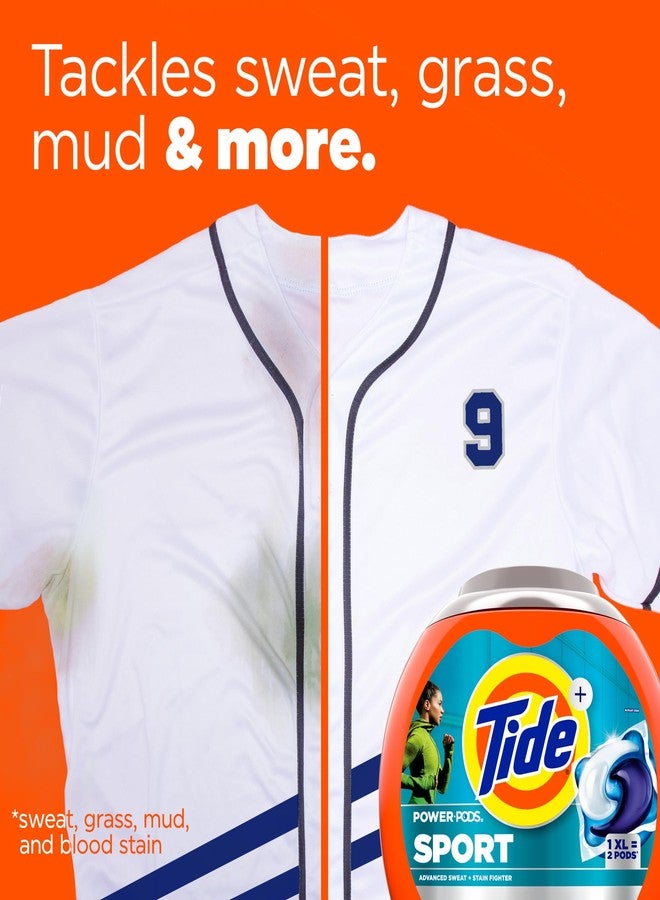 Tide Power Pods Laundry Detergent Pacs with Febreze Sport, 32 Count, Febreze Freshness with Sport Odor Defense - Image 3