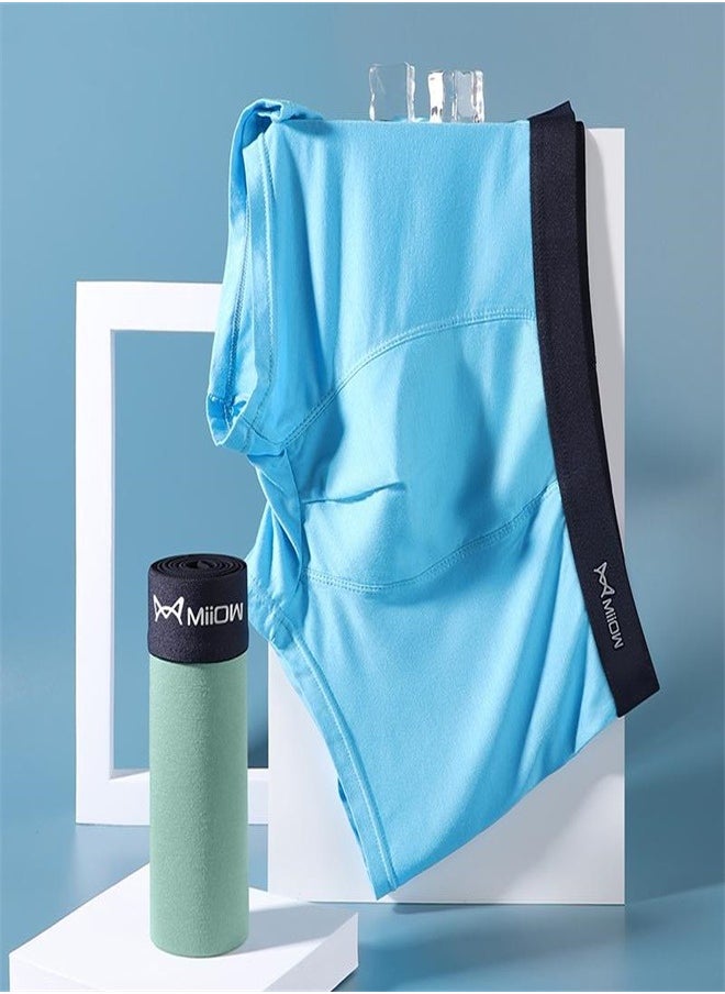 MIIOW - 3Pcs  Men's Panties Boxers Pack Shorts Underpants Comfortable Polyester Man Underwear Boxer Men Male  Boxershorts - Image 1