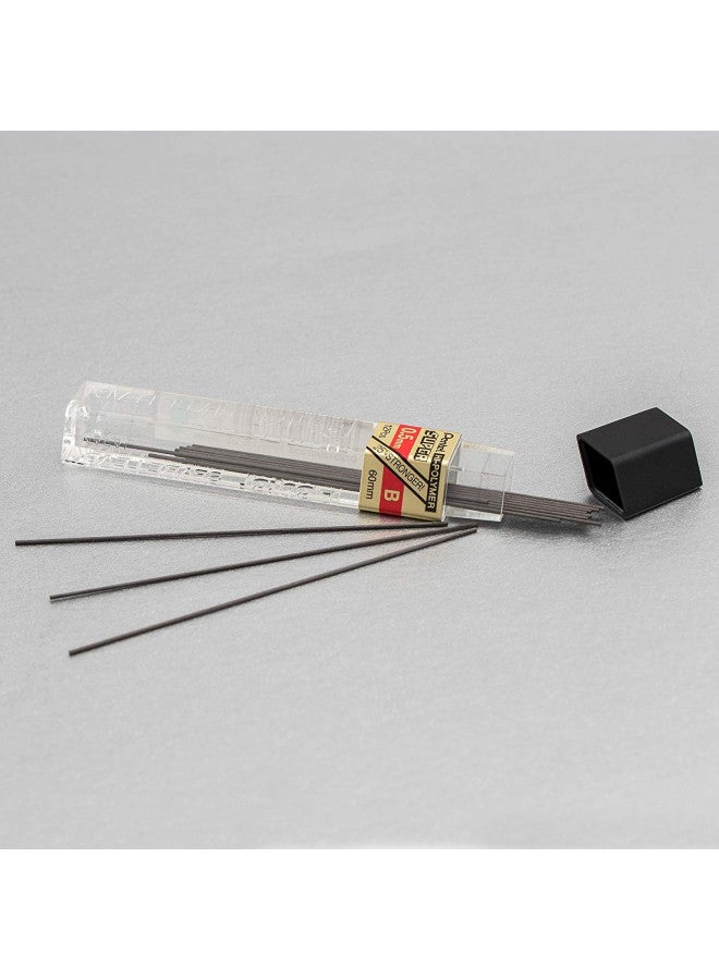 Pentel قلم رصاص بنتل سوبر هاي بوليمر، 0.5 مم، رفيع، ب، 144 قطعة من الرصاص (C505-B) - Image 5