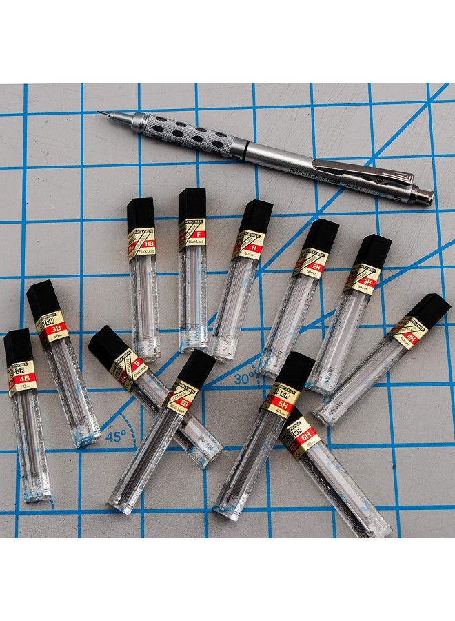 Pentel قلم رصاص بنتل سوبر هاي بوليمر، 0.5 مم، رفيع، ب، 144 قطعة من الرصاص (C505-B) - Image 3