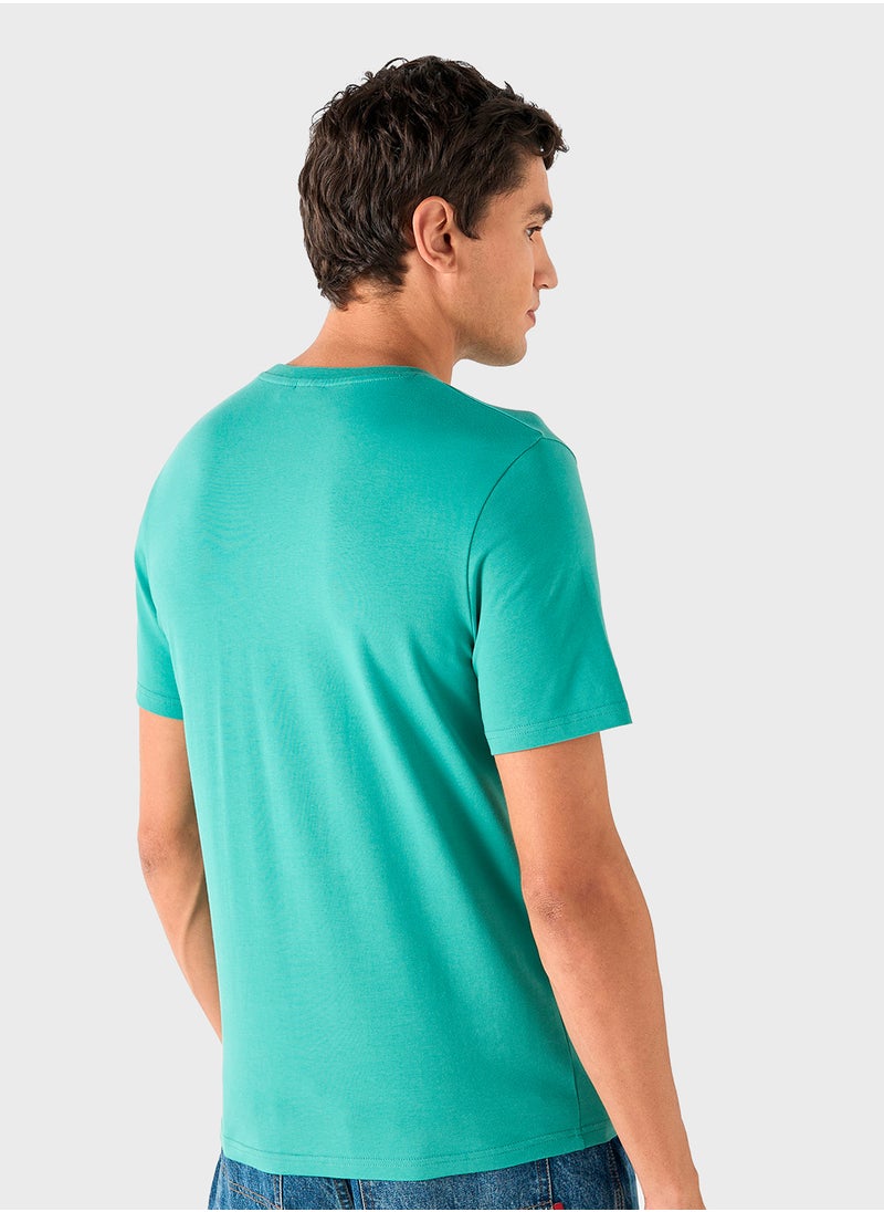 SP Characters - Printed Crew Neck T-Shirt - Image 1