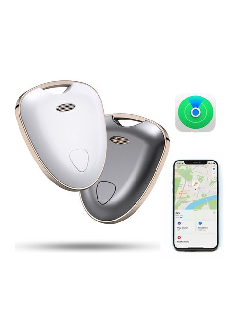 MFi Certified Locator Works with Find My(iOS only), IP67 Waterproof Smart Tracker Tag Key Finder Bluetooth Bluetooth Luggage Tracker Bluetooth Tracking Device Baggage Tracker for Bags Keys Wallets