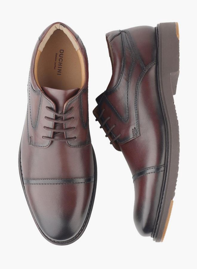 DUCHINI Men Lace-Up Derby Shoes - Image 1