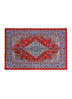 Status Contract Nylon Dari Fringe with Anti Skid Backing, 121 X 182 Cm Red  - Image 2