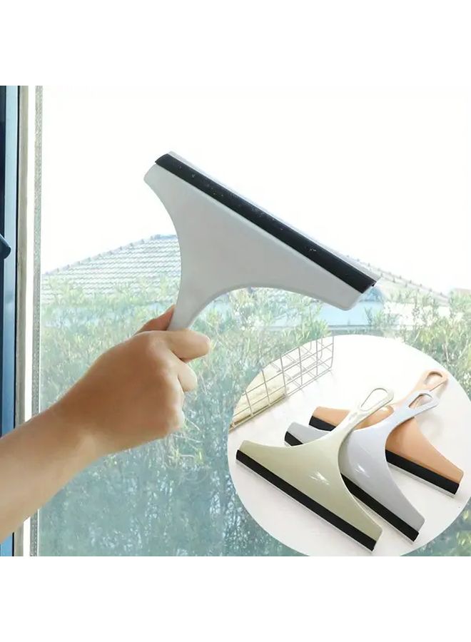 Green Handheld Shower Squeegee For Bathroom Car Window No Water Needed - Image 3