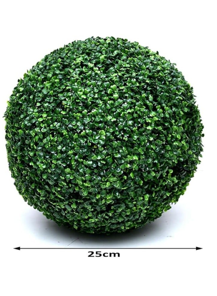 Generic Artificial Topiary Ball Indoor Outdoor Fake Boxwood Plant Decorative Balls Faux Plants Garden  - Image 2