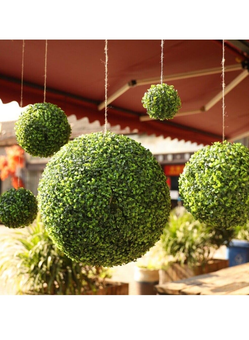 Generic Artificial Topiary Ball Indoor Outdoor Fake Boxwood Plant Decorative Balls Faux Plants Garden  - Image 5