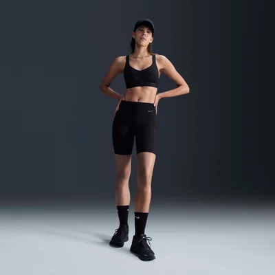Nike Women's Go Firm-Support Mid-Rise Biker Shorts