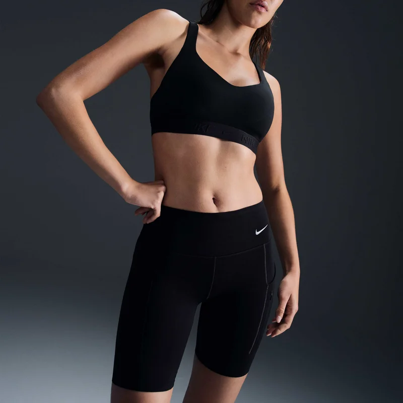 Nike Women's Go Firm-Support Mid-Rise Biker Shorts