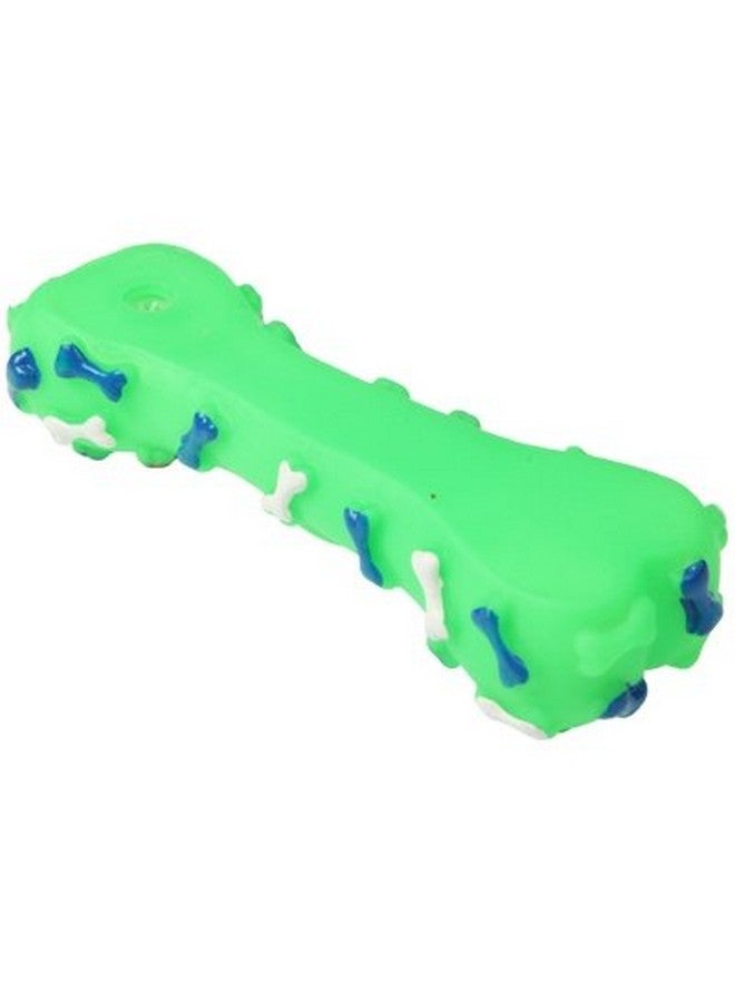 Squeaky Interactive Colorful Squeaky Bone Print Non Toxic Sound Bone Shape Pet Toys With Whistle For Dogs, Puppies And Cats - (Color May Vary Pack Of 1) - Image 4