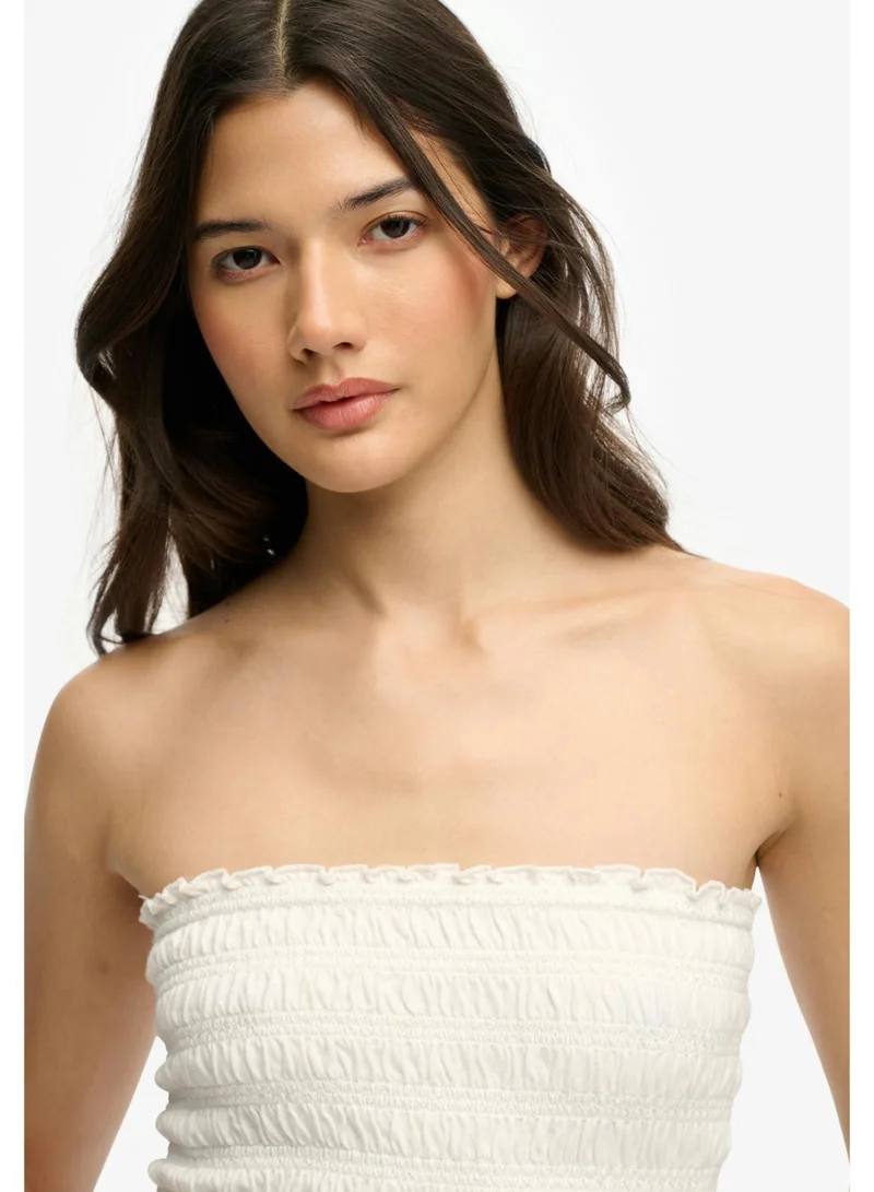 Superdry Smocked Jersey Bandeau