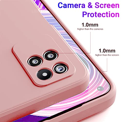 LIRAMARK Silicone Soft Back Cover Case for Realme Narzo 50 / Realme 8i (Pink) - Image 3