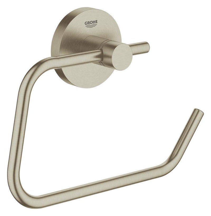 Grohe Essentials Pivoting Toilet Paper Holder Brushed Nickel Infinity - Image 2