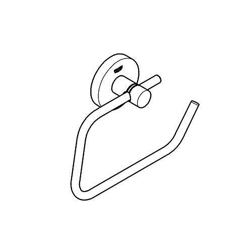 Grohe Essentials Pivoting Toilet Paper Holder Brushed Nickel Infinity - Image 3