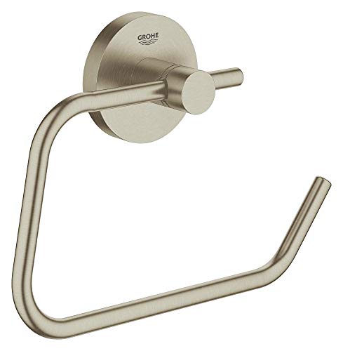 Grohe Essentials Pivoting Toilet Paper Holder Brushed Nickel Infinity - Image 1