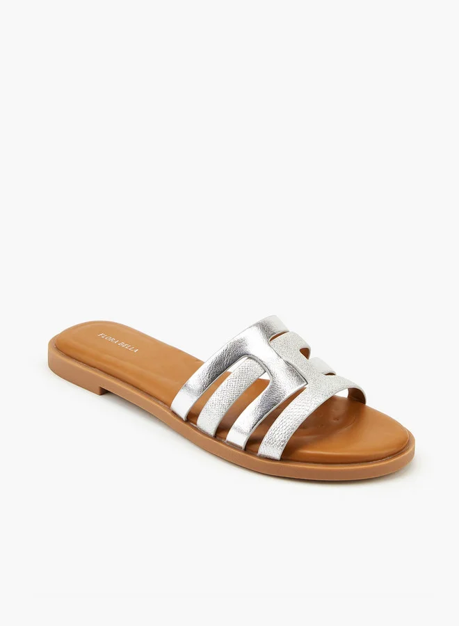 Flora Bella By Shoexpress Strappy Slip-On Flat Sandals