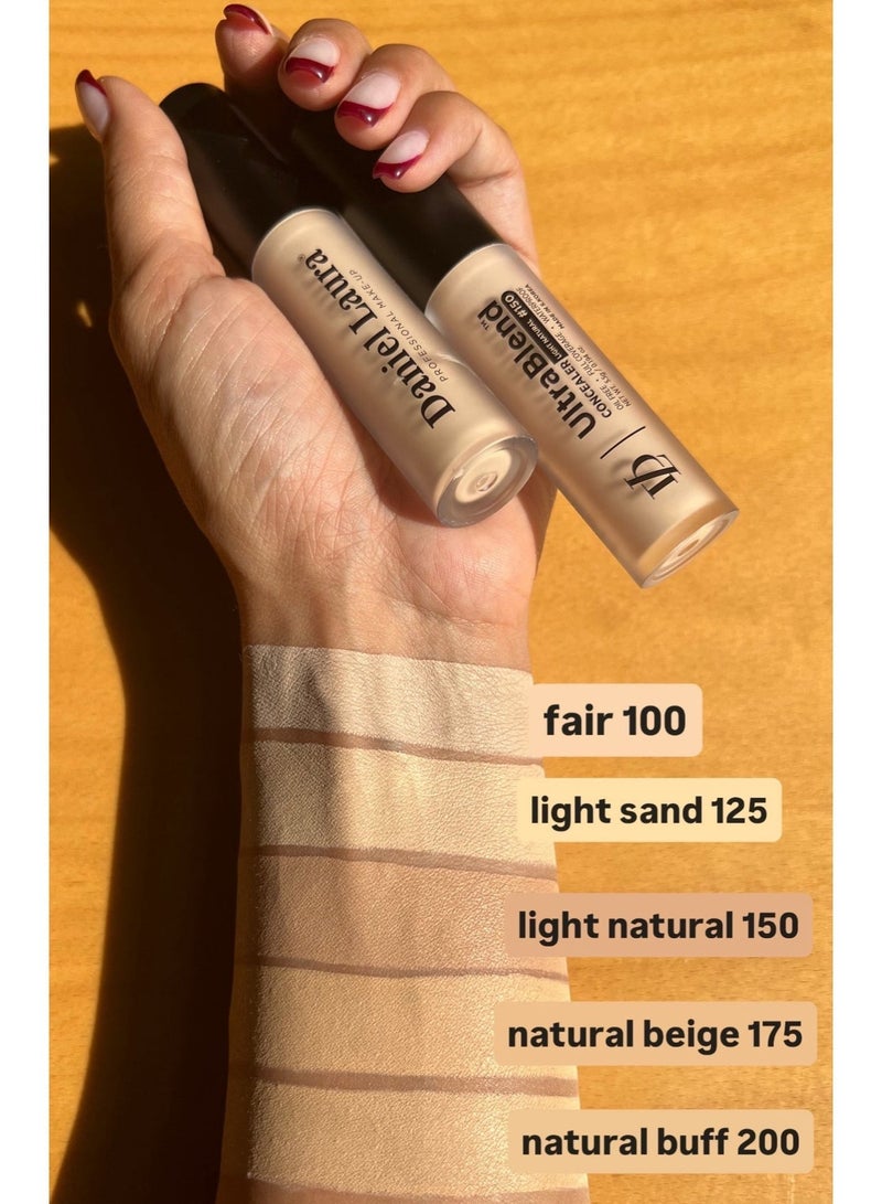 Daniel Laura UltraBlend Full Coverage Concealer, Cream, Lightweight & Highly Pigmented, Long Lasting, Conceals & Corrects, Matte finish, Vegan, Waterproof - Image 4