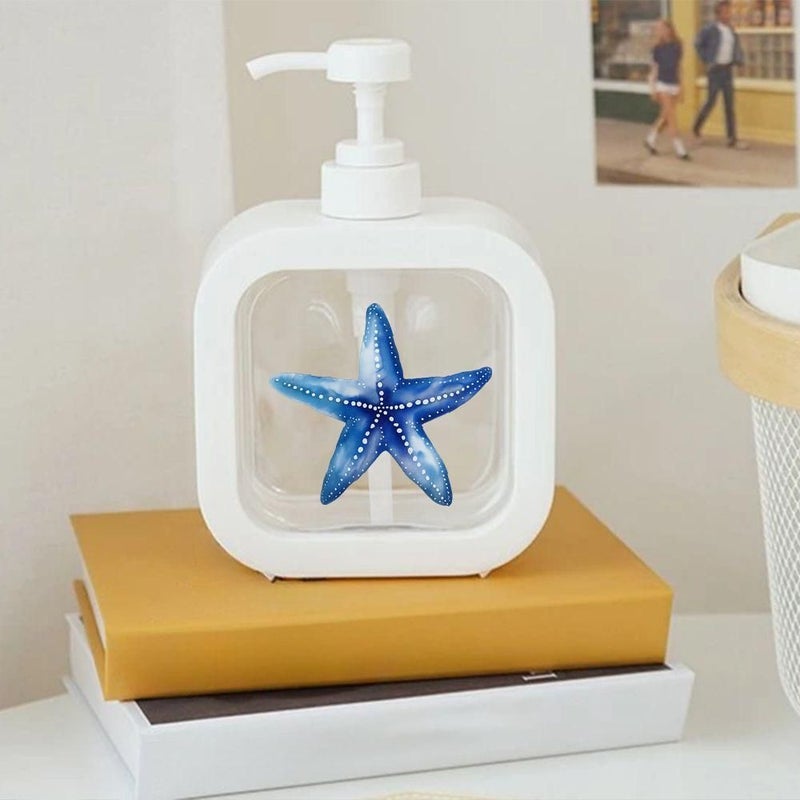 Refillable Starfish Pump Dispenser Second Model for Sink Shower Soap Dishwasher Hand Body Wash - Image 5