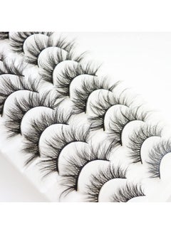 False Eyelashes Faux Mink Lashes Fluffy Wispy Lashes Natural Look Short Long Eyelashes Mixed 10 Pairs Soft Light Reusable Fake Eyelashes Pack (Fluffy Lashes Mixed) - pzsku/ZD494F5A391D8BDCD7695Z/45/_/1694502324/ba0ca33b-519f-4f45-8acf-8e19b97ae681