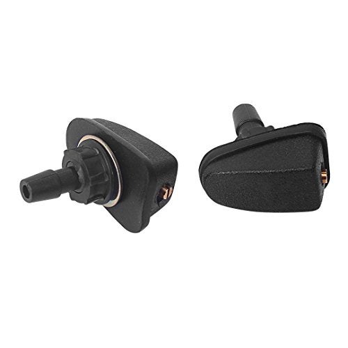 AMFRNE 55156728AB, Perfect Replacement Windshield washer nozzle for 1996-25 Jeep Wrangler, 2002-23 Dodge RAM 1500 2500 3500 Truck Automotive Hood Single Hole Windshield Wiper Washer Nozzle Spray, Pack of 2 - Image 2