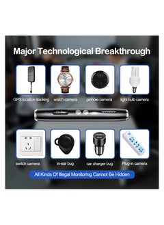 Generic T8 Pro Anti-Spy Detector - Hidden Camera and Bug Detector, 5 Sensitivity Levels, 3 Professional Modes, 25 Hours of Operation, RF Signal and Listening Device Protector for Privacy.  - Image 5