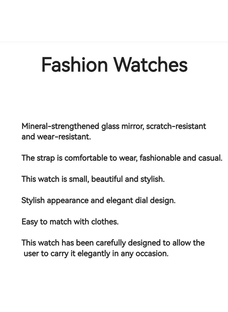 Fashionable and simple ladies' watch, small and exquisite temperament mesh strap watch (green)  - Image 2