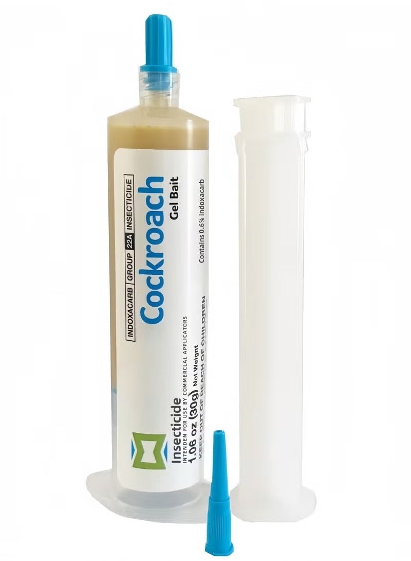 Cockroach Cockroach Killer Gel Bait Includes (1 Tube +1 Plunger +1 Tip) Multicolour 30grams - Image 1
