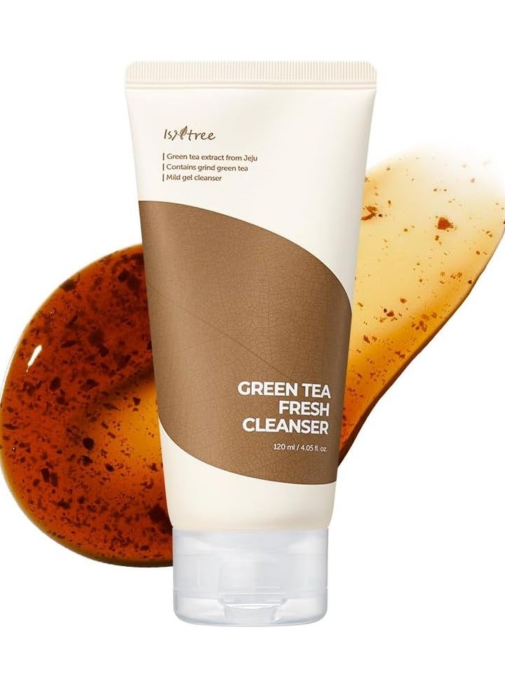 IsNtree ESN Tree Refreshing Green Tea Cleanser 120ml 405 fl oz | Jeju Extract | Contains Ground | Light Gel