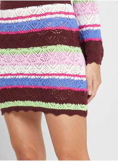 Multi Coloured Crochet Mini Skirt - pzsku/ZD4952EC9641ECACC44EDZ/45/_/1695896852/f72b5346-0ce7-41d6-be26-81385c173c3d